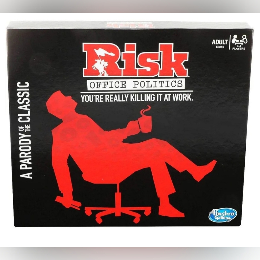 2018 NEW SEALED Hasbro Gaming RISK Office Politics Board Game E7856 A Parody